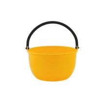 Ecoplast - Panier agricole 16 lt en polye'thyle'ne avec poigne'e pivotante en plastique couleurs assorties seau raisins tomates