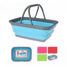 Panier Avec Anses Pliables Couleurs Variées