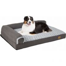 Bingo Paw - Panier Chien Déhoussable, Canapé Chien Matelas Orthopédique en Mémoire de Forme Idéal pour Chiens de Taille Moyenne à Grande - xxl 135 x
