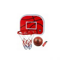 Groupm - Panier de basket-ball intérieur pour enfants ensemble de jeu mini basket-ball planche à suspendre avec ballon et pompe pour enfants,
