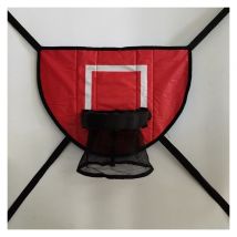 Panier De Basket pour Trampoline Panier De Basket Trampoline Accessoires De Panier De Basket Support De Basket-Ball pour Trampoline Trampoline Rouge