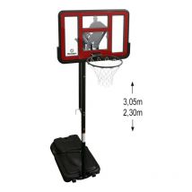 Swager - Panier de Basketball sur Pied Mobile 'King Deluxe' Hauteur Réglable de 2,30m à 3,05m