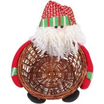 Panier de bonbons de Noël, nouveau panier de fruits secs de Noël, joli plateau de bonbons pour la maison