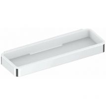Plan - Étagère, longueur 29 cm, chrome / blanc 14958010051 - Keuco