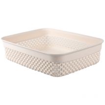 Panier de rangement bas rectangulaire 2,2 Litres 7house
