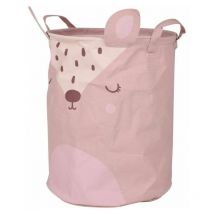 Panier de Rangement Enfant Biche 40cm Rose