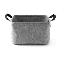 Panier de rangement - Panier de rangement en feutre avec deux poignées