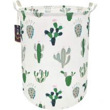 Panier de rangement pliable et étanche de 19,7 pouces, panier à linge sale, panier de rangement en toile