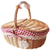 Panier de rangement pour la maison, panier de rangement pour articles divers, panier de rangement pour pique-nique