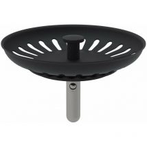 Panier de remplacement noir mat pour vidage d'évier de cuisine l.b. Plast DC1158-R-ON Noir mat