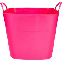 Panier d'histoire de vie grande 40L rose - Noir