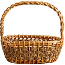 Panier en osier Panier tissé Panier en osier portable Décoration d'intérieur