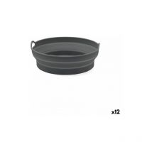 Quid - Panier en Silicone Pliable pour Friteuses à Air Naturalia 20 x 20 x 7 cm (12 Unités)