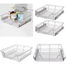 Panier en treillis métallique 2 pcs 500 mm Argenté - panier en treillis - paniers en treillis - Home & Living - Argent
