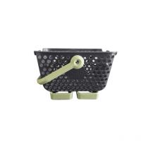 Panier Kajo 4L - 24x20x15cm - Gris/Tilleul