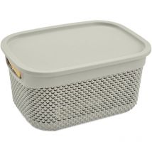 Panier rectangulaire moyen avec couvercle 6,6 Litres 7house