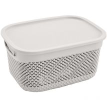 Panier rectangulaire moyen avec couvercle 6,6 Litres 7house