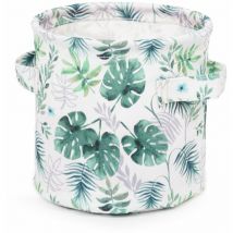 Metaform - Panier multifonctionnel blanc en polyester imperméable mod. tropical