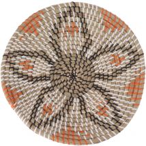 Panier mural tissé à suspendre fabriqué à la main, paniers africains uniques, décoration murale, paniers en jonc de mer pour salon, cuisine, ferme,