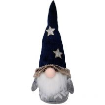 Nain en tissu bleu cm21x16h50