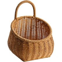 Panier suspendu de cuisine Panier de fruits et légumes Panier suspendu tissé Décoration