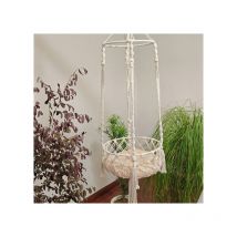 Panier suspendu pour chat 30cm , panier suspendu tissé à la main, baie vitrée, nid de chat suspendu, berceau pour chat