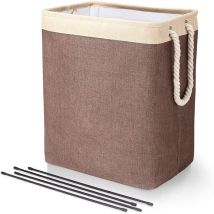 Paniers à Linge, Corbeille à linge, Pliable Panier à Linge avec Poignées, anier Linge Sale, Bac à Linge, Portable, Rangement Vêtements, 403050cm
