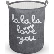 Paniers à linge pliables, panier à linge, sac à linge, matière coton et lin, fermeture à cordon