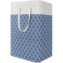 Sunxury - Paniers à linge, panier à linge avec longues poignées, panier à linge pliable et imperméable, corbeille à linge haute et durable, panier à