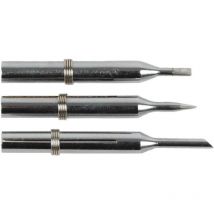 Stannol - Jeu de pannes long-life 15W biseau/pointe de crayon/forme de burin largeur 4 mm