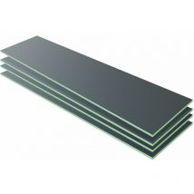 Aica Sanitaire - aica Panneau à carreler 1250x600x25 Pack de 4 Panneau de construction à carreler