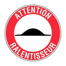 Novap - Panneau Attention ralentisseurs - Rigide Ø300mm - 4062419