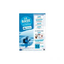 PANNEAU BASE DE SECURITE EN RUN (H0367) - Plastique PVC 1,5 mm - 450 x 630 mm