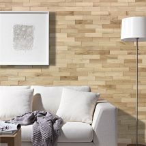 Parement Bois Chêne Nature Revêtement Mural 200mm 1m²