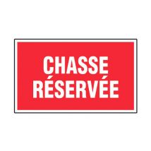 Novap - Panneau Chasse réservée - Rigide 330x200mm - 4160696