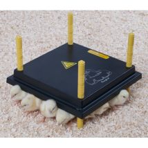 Panneau Chauffant 15 W Pour Poussins – Réglage De Hauteur – Isolation En Polyuréthane – Économie D'Énergie – Durabilité Supérieure En Abs – Chemin Des