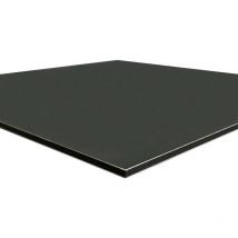 Panneau Composite Aluminium Couleur 3mm. Plaque Aluminium Composite. Plaque Alu - Gris - 100 x 100 mm