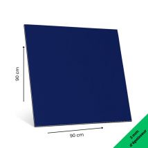 Panneau Composite Aluminium Couleur 3mm. Plaque Aluminium Composite. Plaque Alu - Bleu - 900 x 900 mm