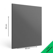 Panneau Composite Aluminium Couleur 3mm. Plaque Aluminium Composite. Plaque Alu - Gris - 300 x 300 mm