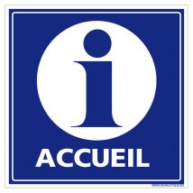 Signaletique.biz France - Panneau d'accueil de site et d'information. Signalisation Information et Accueil. Autocollant, pvc, Alu - Plastique pvc 1,5