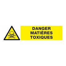 Taliaplast - Panneau danger, matieres toxiques 200x52mm 620301