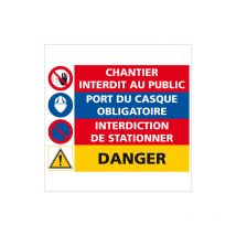 Panneau de chantier (A0527) - Adhésif - 105 x 75 mm