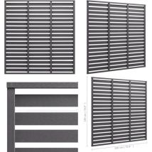 Vidaxl - Panneau de clôture wpc 180x180 cm Gris - Clôture Horizontale - Panneaux De Clôture - Clôture Jardin - Clôture Composite - Clôture Sans