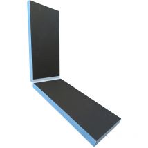 Panneau de construction à carreler dépliant - 250 cm x 60 cm x 80 mm d'épaisseur