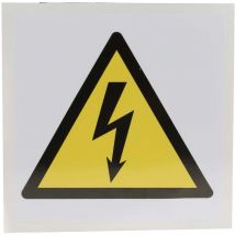 Panneau de danger, avec pictogramme : Danger Electricité ' ' , Auto-adhésif ( Prix pour 1 )