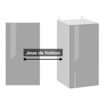 Cuisineandcie - Panneau de finition pour meuble haut Eco Gris Brillant