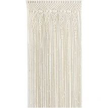 Panneau de Rideau pour fenêtre de Porte Rideaux en macramé bohème, Tapisserie Murale tissée à la Main, Toile de Fond de Mariage de fête