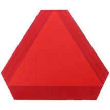 Panneau de sécurité pour véhicules lents avec panneau triangulaire réfléchissant
