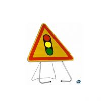 Nadia Signalisation - Panneau triangulaire de signalisation 1000 mmcl t1 - ''feu tricolore''