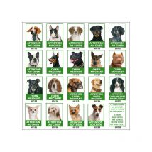 Panneau de Signalisation chien de garde - H0113 - 150 x 210 mm